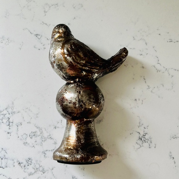 Ceramic metallic color brown color decorative bird - Picture 8 of 11